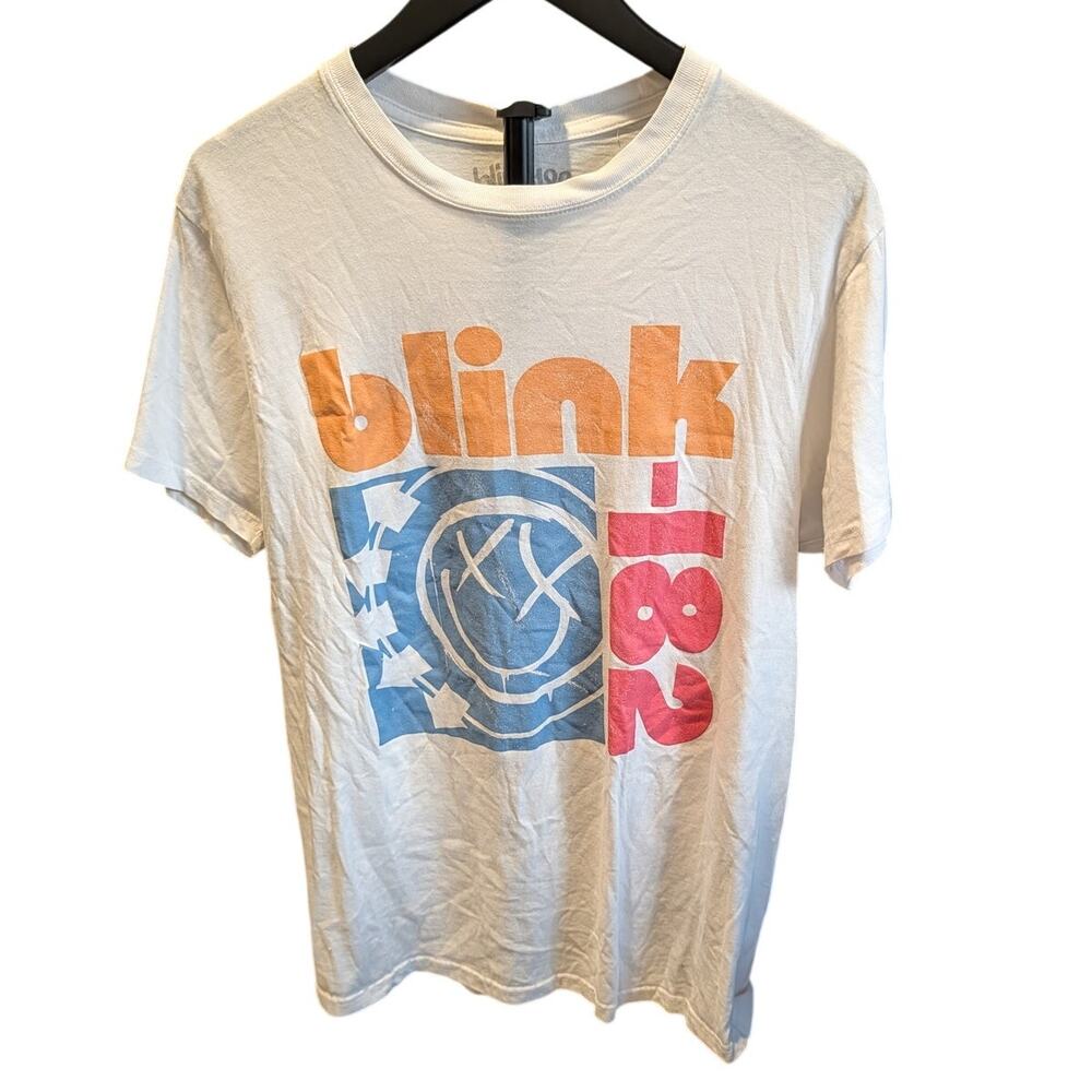 Blink-182 XL Distressed Graphic Band Tee Retro Pop Punk T-Shirt